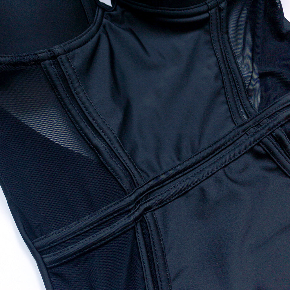 Female Mesh Simple Siamese Swimsuit