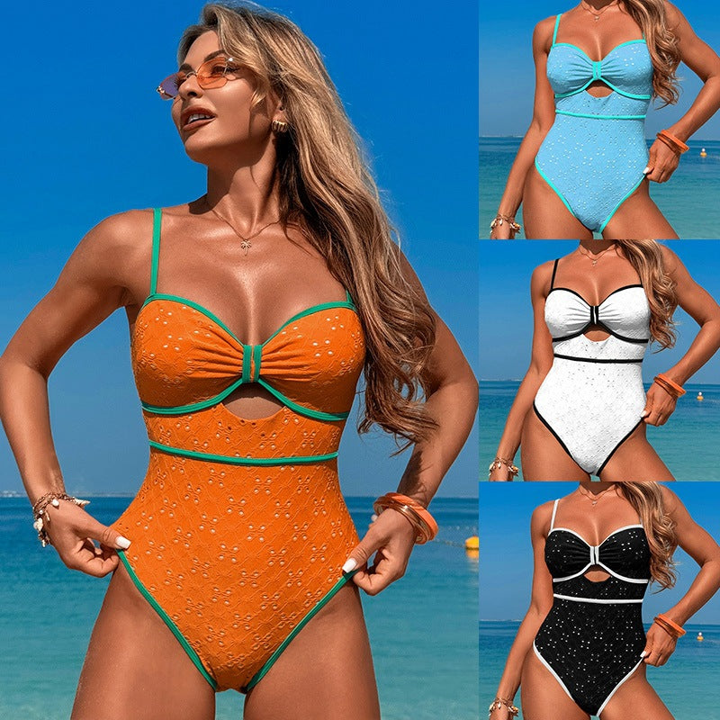 One Piece Beach Checkered Women's Suit