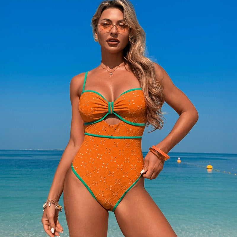 One Piece Beach Checkered Women's Suit