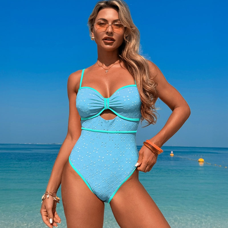 One Piece Beach Checkered Women's Suit